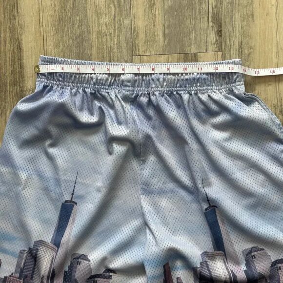 Eric Emanuel EE New York City NYC Skyline Mesh Shorts Size XL - Picture 5 of 7